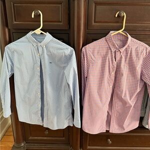 4 Boys Vineyard Vines performance button down shirts M 12-14